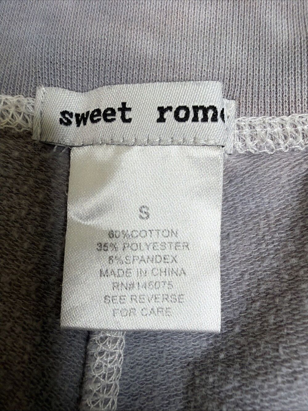 Sweet Romeo Gray Tie Dye Chevron Leggings S Earthy Zen Yoga Cali Vintage Wellnes - Picture 4 of 5